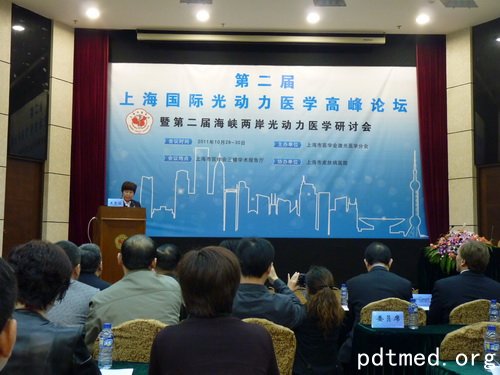 第二届上海国际光动力医学高峰论坛举行